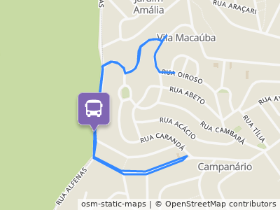 Mapa da parada