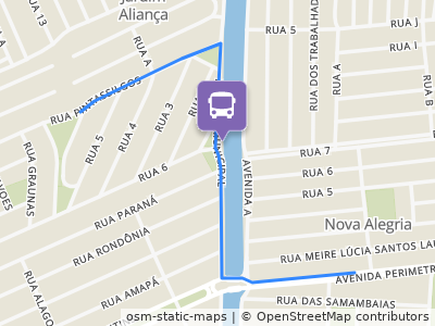 Mapa da parada