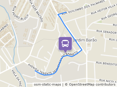 Mapa da parada