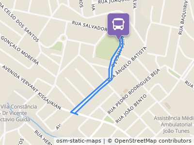 Mapa da parada