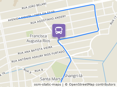 Mapa da parada