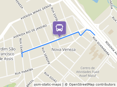 Mapa da parada