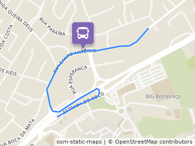 Mapa da parada