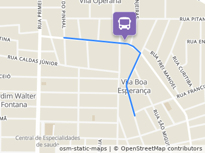 Mapa da parada