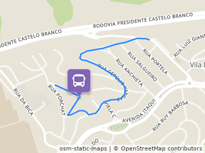 Mapa da parada