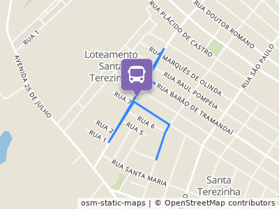 Mapa da parada