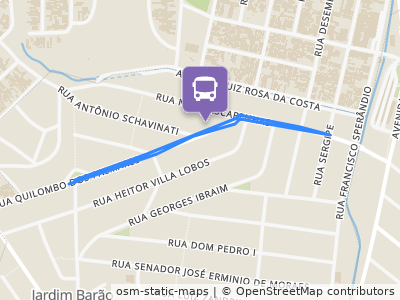 Mapa da parada