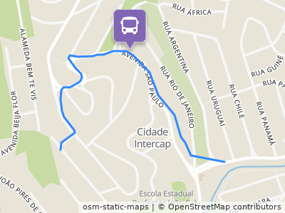 Mapa da parada