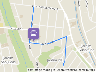 Mapa da parada
