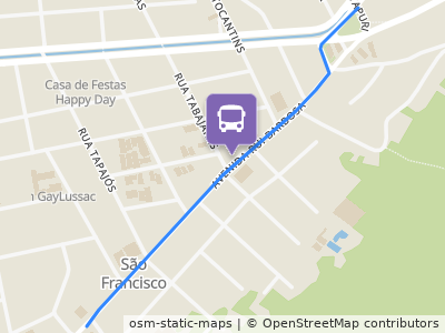 Mapa da parada