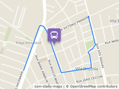 Mapa da parada