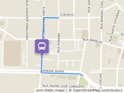 Mapa da parada