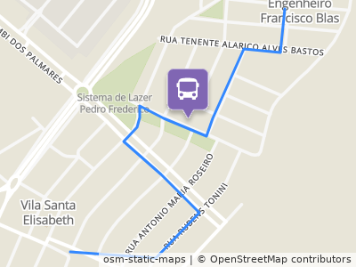Mapa da parada