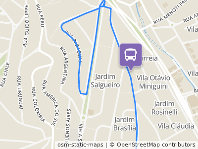 Mapa da parada