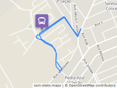 Mapa da parada