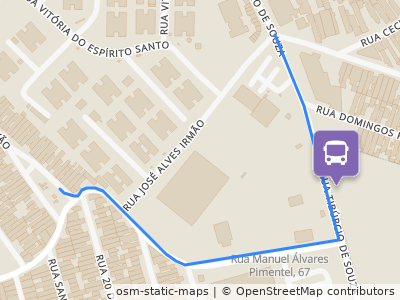 Mapa da parada