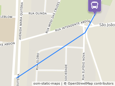 Mapa da parada