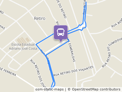 Mapa da parada