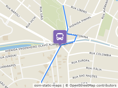 Mapa da parada