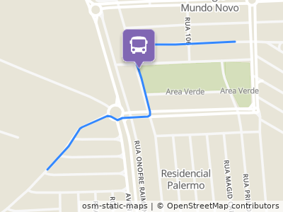 Mapa da parada