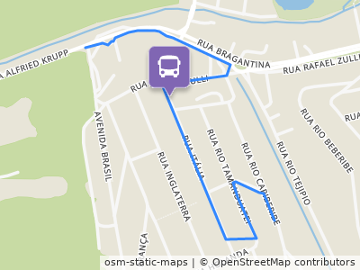 Mapa da parada