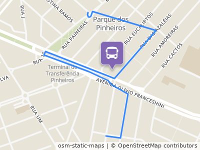 Mapa da parada