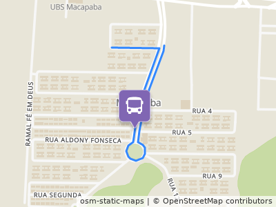 Mapa da parada