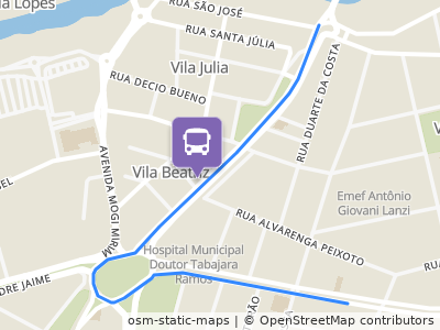 Mapa da parada