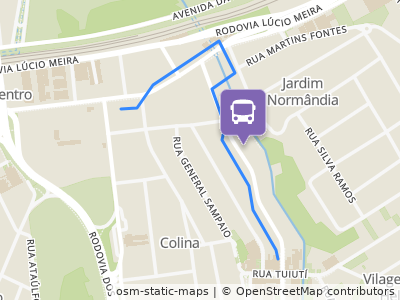 Mapa da parada