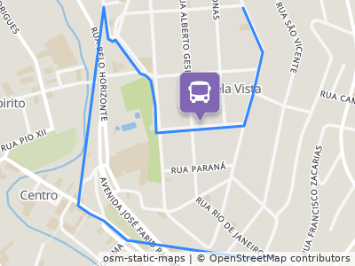 Mapa da parada