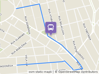Mapa da parada