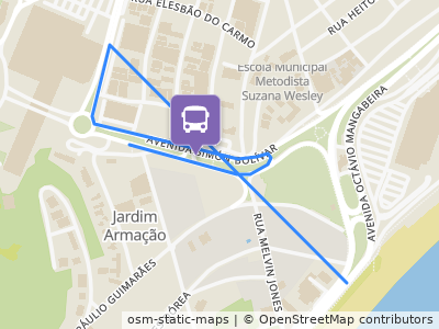 Mapa da parada