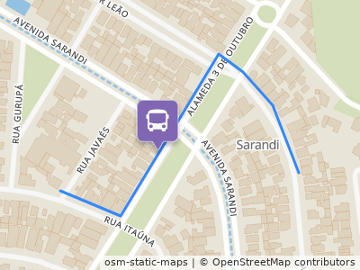 Mapa da parada