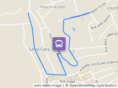 Mapa da parada