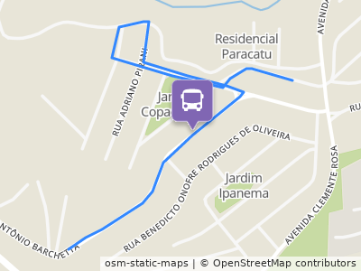 Mapa da parada