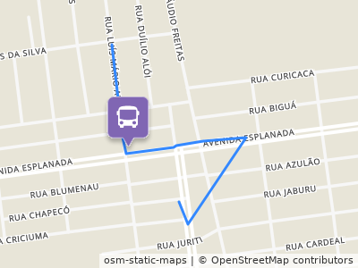 Mapa da parada