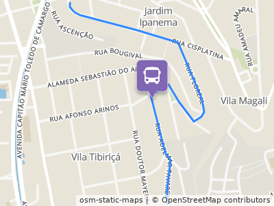 Mapa da parada