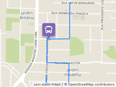 Mapa da parada