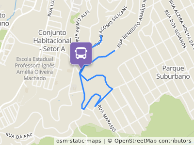 Mapa da parada