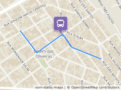 Mapa da parada