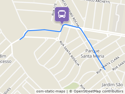 Mapa da parada