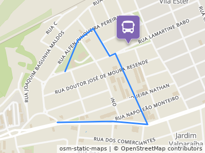 Mapa da parada