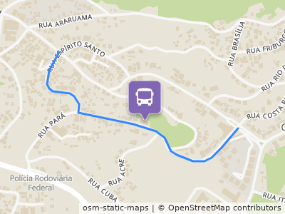 Mapa da parada