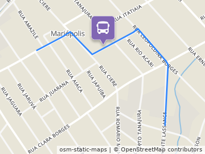 Mapa da parada