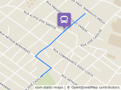 Mapa da parada