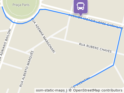 Mapa da parada