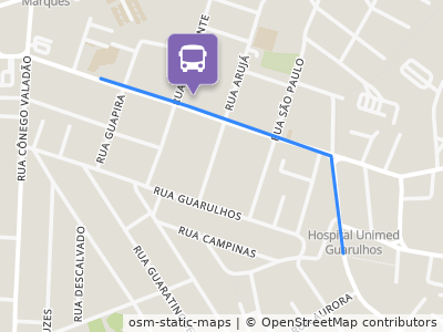Mapa da parada