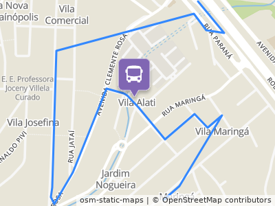 Mapa da parada