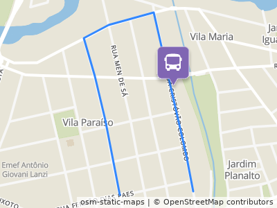 Mapa da parada