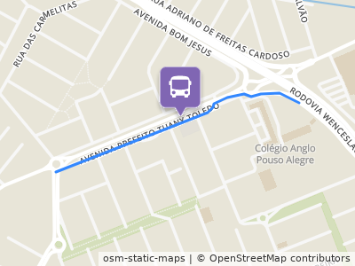 Mapa da parada